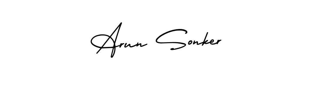 See photos of Arun Sonker official signature by Spectra . Check more albums & portfolios. Read reviews & check more about AmerikaSignatureDemo-Regular font. Arun Sonker signature style 3 images and pictures png