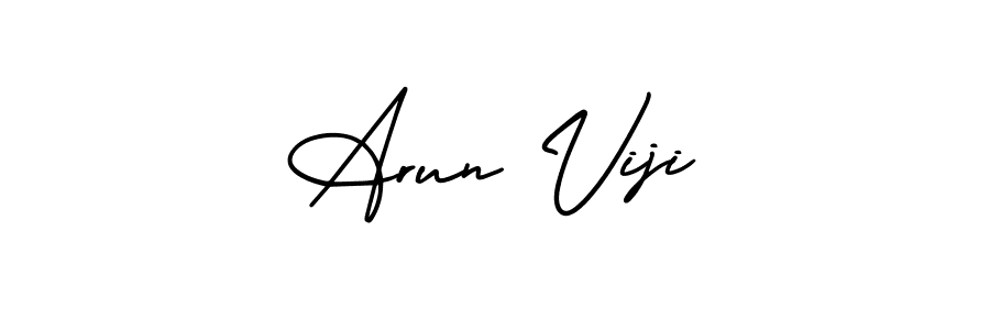How to Draw Arun Viji signature style? AmerikaSignatureDemo-Regular is a latest design signature styles for name Arun Viji. Arun Viji signature style 3 images and pictures png