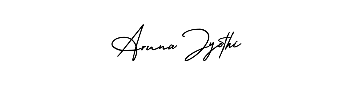 How to make Aruna Jyothi signature? AmerikaSignatureDemo-Regular is a professional autograph style. Create handwritten signature for Aruna Jyothi name. Aruna Jyothi signature style 3 images and pictures png