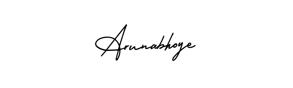 Here are the top 10 professional signature styles for the name Arunabhoye. These are the best autograph styles you can use for your name. Arunabhoye signature style 3 images and pictures png