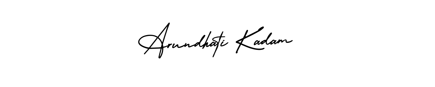 Arundhati Kadam stylish signature style. Best Handwritten Sign (AmerikaSignatureDemo-Regular) for my name. Handwritten Signature Collection Ideas for my name Arundhati Kadam. Arundhati Kadam signature style 3 images and pictures png
