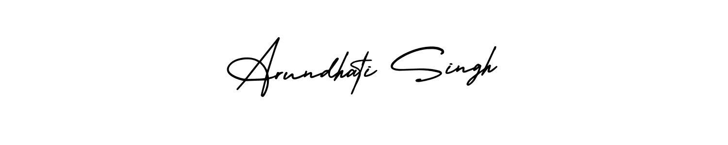 Make a beautiful signature design for name Arundhati Singh. Use this online signature maker to create a handwritten signature for free. Arundhati Singh signature style 3 images and pictures png