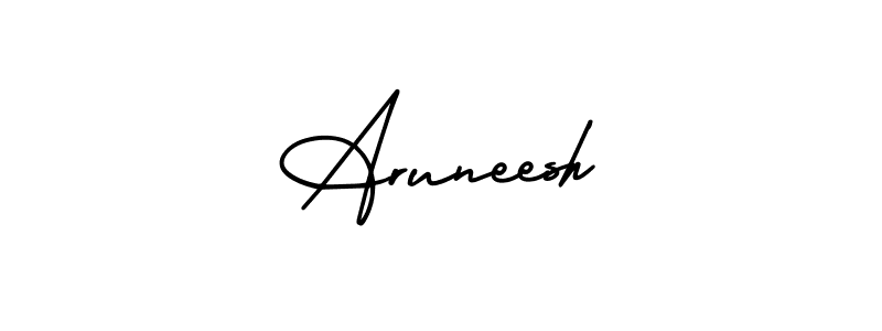 Similarly AmerikaSignatureDemo-Regular is the best handwritten signature design. Signature creator online .You can use it as an online autograph creator for name Aruneesh. Aruneesh signature style 3 images and pictures png