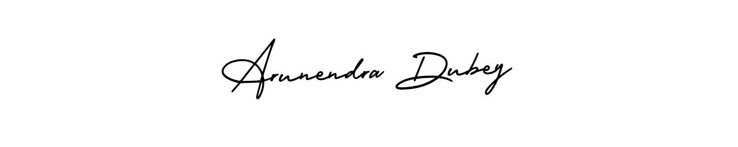 Also we have Arunendra Dubey name is the best signature style. Create professional handwritten signature collection using AmerikaSignatureDemo-Regular autograph style. Arunendra Dubey signature style 3 images and pictures png