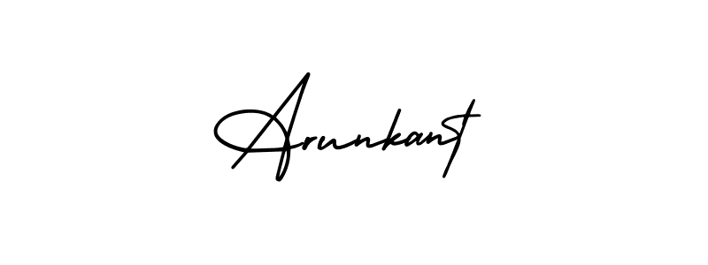 How to make Arunkant signature? AmerikaSignatureDemo-Regular is a professional autograph style. Create handwritten signature for Arunkant name. Arunkant signature style 3 images and pictures png