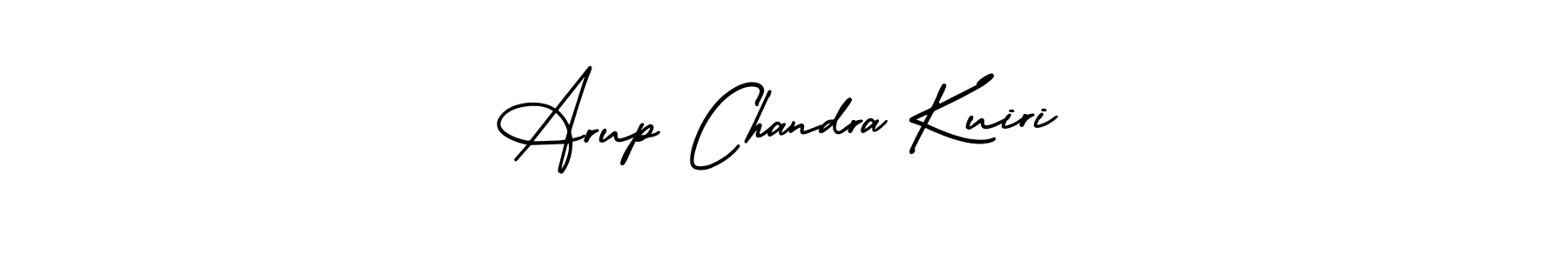 The best way (AmerikaSignatureDemo-Regular) to make a short signature is to pick only two or three words in your name. The name Arup Chandra Kuiri include a total of six letters. For converting this name. Arup Chandra Kuiri signature style 3 images and pictures png