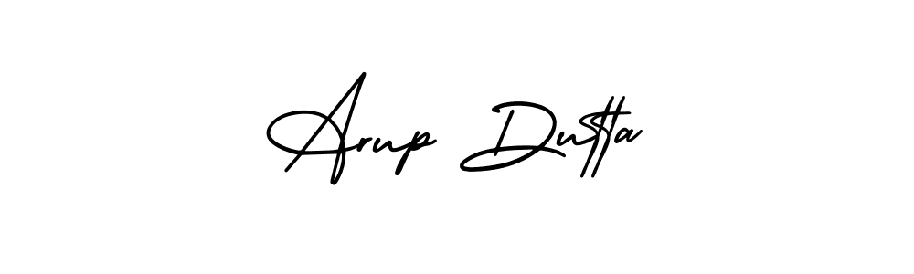 Use a signature maker to create a handwritten signature online. With this signature software, you can design (AmerikaSignatureDemo-Regular) your own signature for name Arup Dutta. Arup Dutta signature style 3 images and pictures png