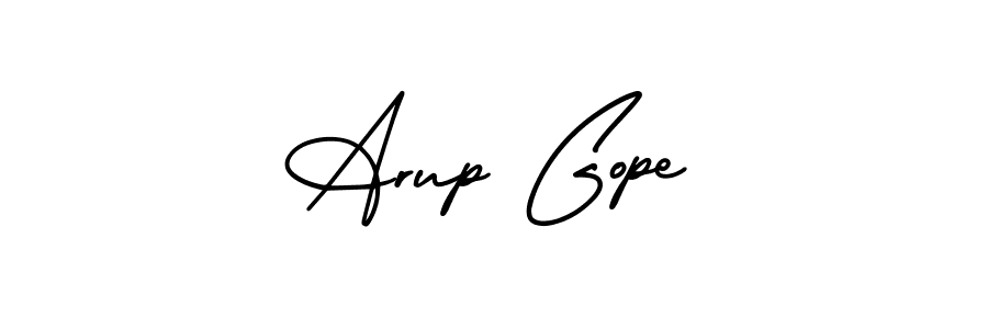 if you are searching for the best signature style for your name Arup Gope. so please give up your signature search. here we have designed multiple signature styles  using AmerikaSignatureDemo-Regular. Arup Gope signature style 3 images and pictures png