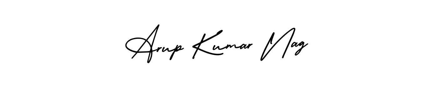 How to make Arup Kumar Nag signature? AmerikaSignatureDemo-Regular is a professional autograph style. Create handwritten signature for Arup Kumar Nag name. Arup Kumar Nag signature style 3 images and pictures png