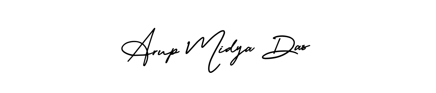 How to Draw Arup Midya Das signature style? AmerikaSignatureDemo-Regular is a latest design signature styles for name Arup Midya Das. Arup Midya Das signature style 3 images and pictures png