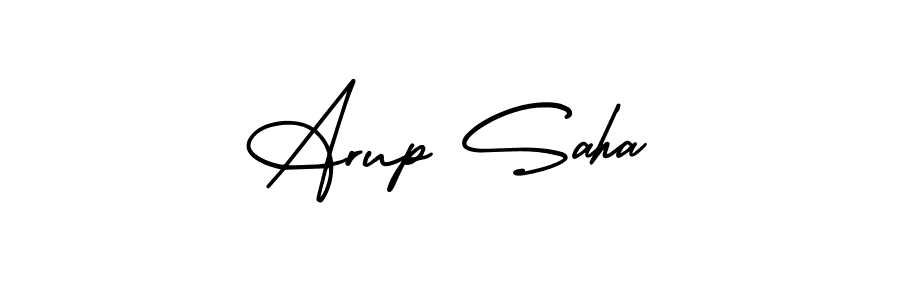 How to Draw Arup Saha signature style? AmerikaSignatureDemo-Regular is a latest design signature styles for name Arup Saha. Arup Saha signature style 3 images and pictures png