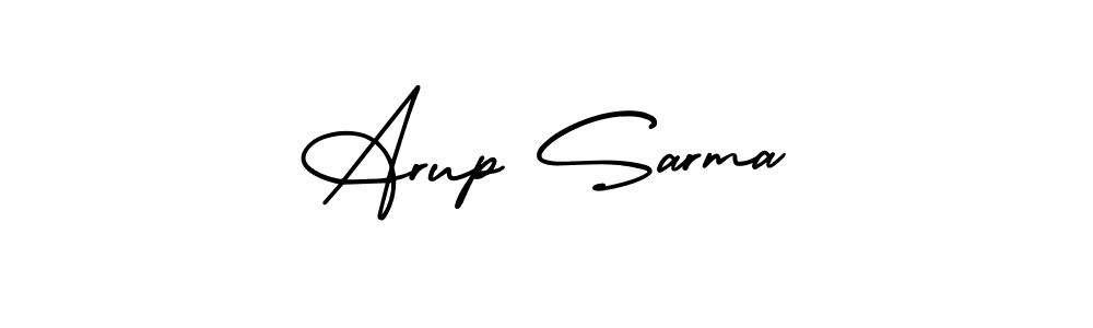 Arup Sarma stylish signature style. Best Handwritten Sign (AmerikaSignatureDemo-Regular) for my name. Handwritten Signature Collection Ideas for my name Arup Sarma. Arup Sarma signature style 3 images and pictures png