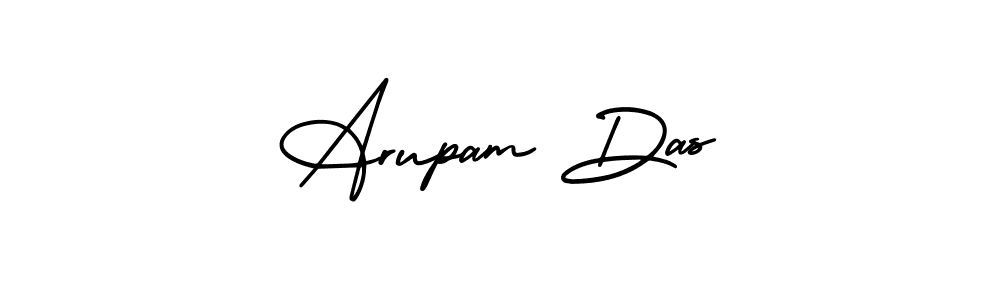 How to make Arupam Das name signature. Use AmerikaSignatureDemo-Regular style for creating short signs online. This is the latest handwritten sign. Arupam Das signature style 3 images and pictures png