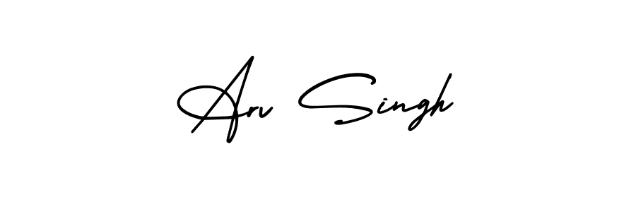 Also You can easily find your signature by using the search form. We will create Arv Singh name handwritten signature images for you free of cost using AmerikaSignatureDemo-Regular sign style. Arv Singh signature style 3 images and pictures png