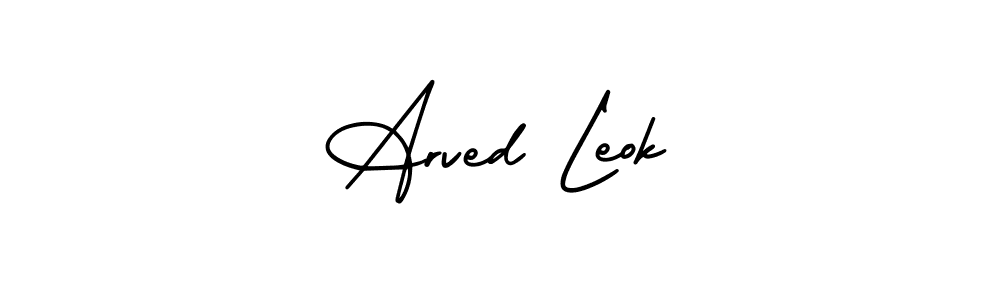 AmerikaSignatureDemo-Regular is a professional signature style that is perfect for those who want to add a touch of class to their signature. It is also a great choice for those who want to make their signature more unique. Get Arved Leok name to fancy signature for free. Arved Leok signature style 3 images and pictures png
