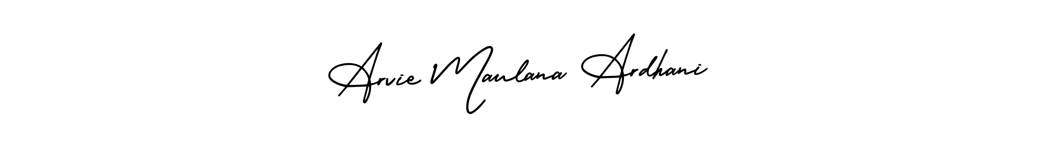 Create a beautiful signature design for name Arvie Maulana Ardhani. With this signature (AmerikaSignatureDemo-Regular) fonts, you can make a handwritten signature for free. Arvie Maulana Ardhani signature style 3 images and pictures png