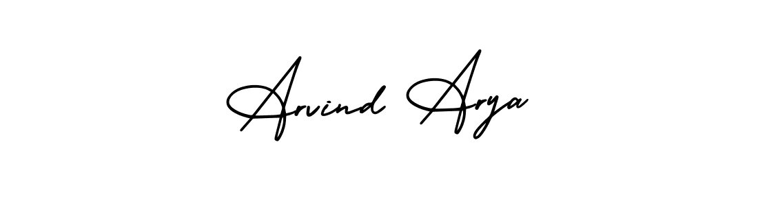 How to make Arvind Arya signature? AmerikaSignatureDemo-Regular is a professional autograph style. Create handwritten signature for Arvind Arya name. Arvind Arya signature style 3 images and pictures png