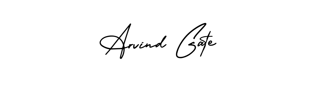Make a beautiful signature design for name Arvind Gate. With this signature (AmerikaSignatureDemo-Regular) style, you can create a handwritten signature for free. Arvind Gate signature style 3 images and pictures png