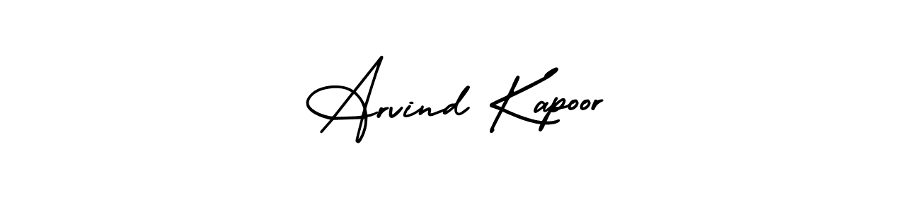 You should practise on your own different ways (AmerikaSignatureDemo-Regular) to write your name (Arvind Kapoor) in signature. don't let someone else do it for you. Arvind Kapoor signature style 3 images and pictures png