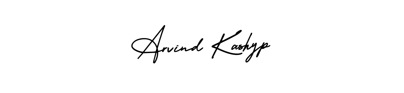 Also You can easily find your signature by using the search form. We will create Arvind Kashyp name handwritten signature images for you free of cost using AmerikaSignatureDemo-Regular sign style. Arvind Kashyp signature style 3 images and pictures png