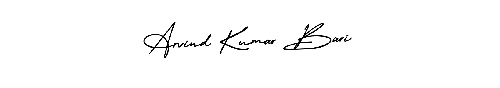 Design your own signature with our free online signature maker. With this signature software, you can create a handwritten (AmerikaSignatureDemo-Regular) signature for name Arvind Kumar Bari. Arvind Kumar Bari signature style 3 images and pictures png