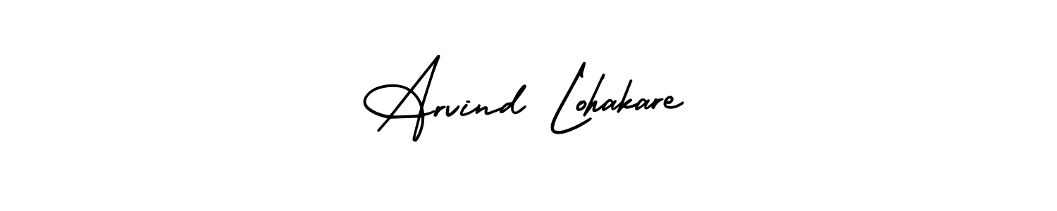 Make a short Arvind Lohakare signature style. Manage your documents anywhere anytime using AmerikaSignatureDemo-Regular. Create and add eSignatures, submit forms, share and send files easily. Arvind Lohakare signature style 3 images and pictures png
