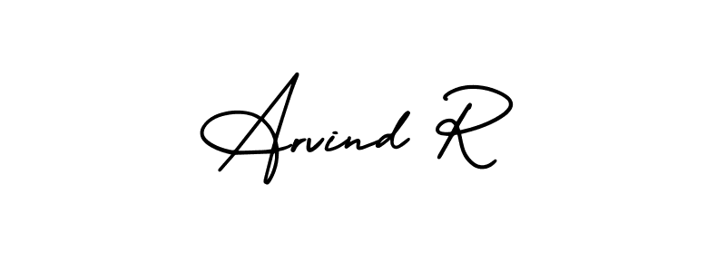 AmerikaSignatureDemo-Regular is a professional signature style that is perfect for those who want to add a touch of class to their signature. It is also a great choice for those who want to make their signature more unique. Get Arvind R name to fancy signature for free. Arvind R signature style 3 images and pictures png