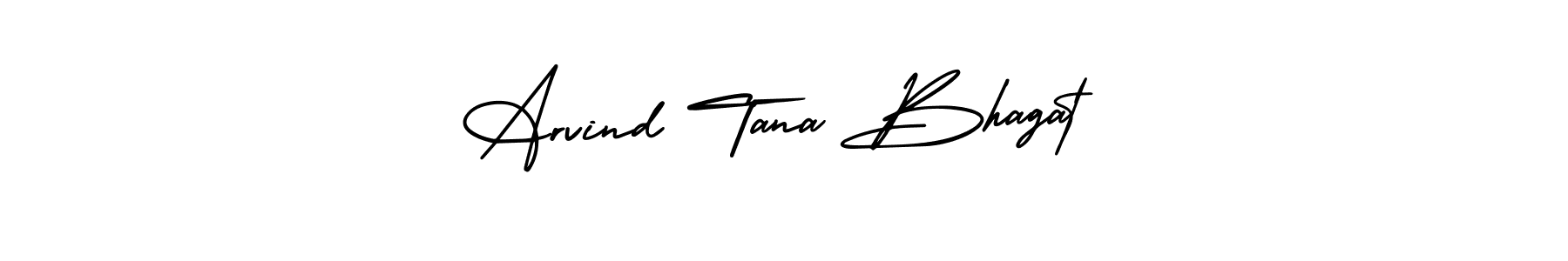 Arvind Tana Bhagat stylish signature style. Best Handwritten Sign (AmerikaSignatureDemo-Regular) for my name. Handwritten Signature Collection Ideas for my name Arvind Tana Bhagat. Arvind Tana Bhagat signature style 3 images and pictures png