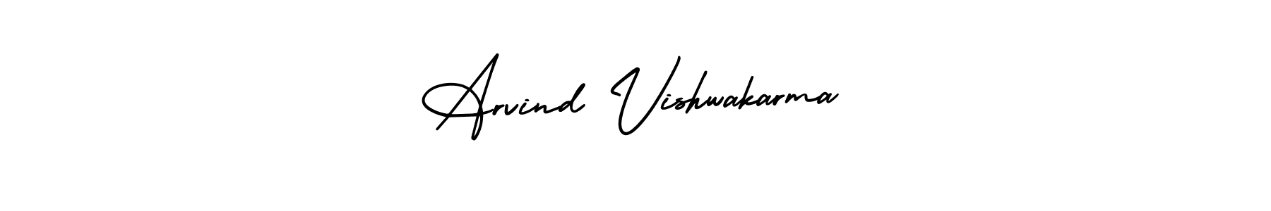 It looks lik you need a new signature style for name Arvind Vishwakarma. Design unique handwritten (AmerikaSignatureDemo-Regular) signature with our free signature maker in just a few clicks. Arvind Vishwakarma signature style 3 images and pictures png