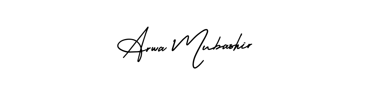 Make a beautiful signature design for name Arwa Mubashir. Use this online signature maker to create a handwritten signature for free. Arwa Mubashir signature style 3 images and pictures png