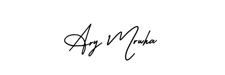 It looks lik you need a new signature style for name Ary Mrwha. Design unique handwritten (AmerikaSignatureDemo-Regular) signature with our free signature maker in just a few clicks. Ary Mrwha signature style 3 images and pictures png