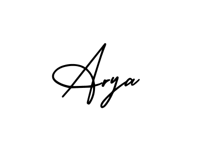 Also You can easily find your signature by using the search form. We will create Arya name handwritten signature images for you free of cost using AmerikaSignatureDemo-Regular sign style. Arya signature style 3 images and pictures png