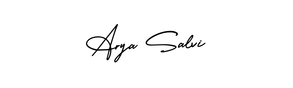 Also we have Arya Salvi name is the best signature style. Create professional handwritten signature collection using AmerikaSignatureDemo-Regular autograph style. Arya Salvi signature style 3 images and pictures png
