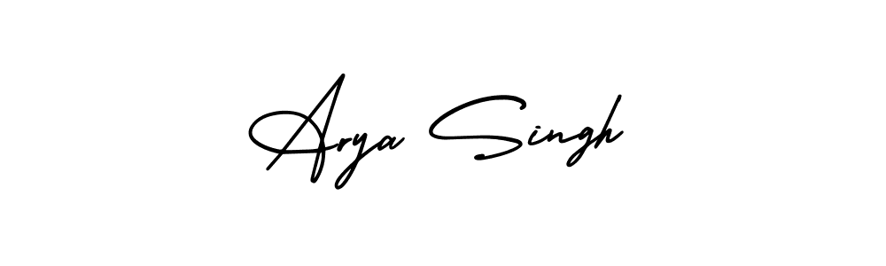 Make a beautiful signature design for name Arya Singh. Use this online signature maker to create a handwritten signature for free. Arya Singh signature style 3 images and pictures png