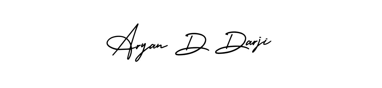 Make a beautiful signature design for name Aryan D Darji. With this signature (AmerikaSignatureDemo-Regular) style, you can create a handwritten signature for free. Aryan D Darji signature style 3 images and pictures png