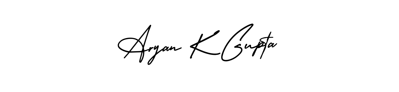 Best and Professional Signature Style for Aryan K Gupta. AmerikaSignatureDemo-Regular Best Signature Style Collection. Aryan K Gupta signature style 3 images and pictures png