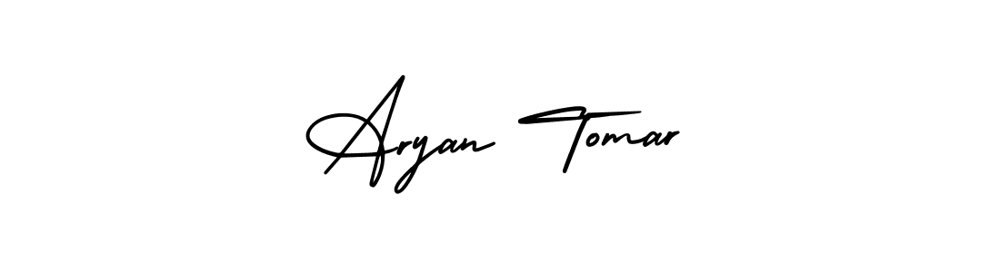 Best and Professional Signature Style for Aryan Tomar. AmerikaSignatureDemo-Regular Best Signature Style Collection. Aryan Tomar signature style 3 images and pictures png