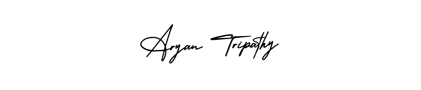 It looks lik you need a new signature style for name Aryan Tripathy. Design unique handwritten (AmerikaSignatureDemo-Regular) signature with our free signature maker in just a few clicks. Aryan Tripathy signature style 3 images and pictures png