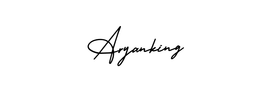 How to make Aryanking signature? AmerikaSignatureDemo-Regular is a professional autograph style. Create handwritten signature for Aryanking name. Aryanking signature style 3 images and pictures png