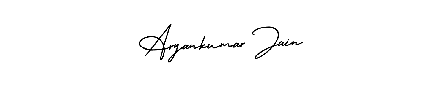 Aryankumar Jain stylish signature style. Best Handwritten Sign (AmerikaSignatureDemo-Regular) for my name. Handwritten Signature Collection Ideas for my name Aryankumar Jain. Aryankumar Jain signature style 3 images and pictures png