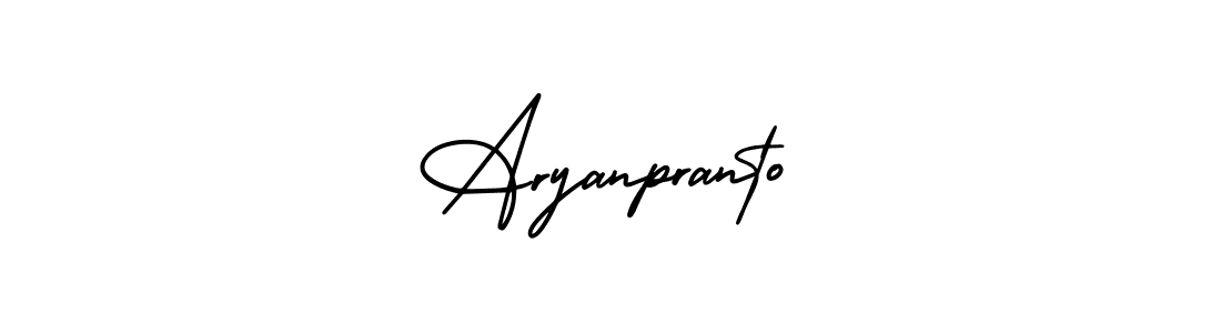 This is the best signature style for the Aryanpranto name. Also you like these signature font (AmerikaSignatureDemo-Regular). Mix name signature. Aryanpranto signature style 3 images and pictures png