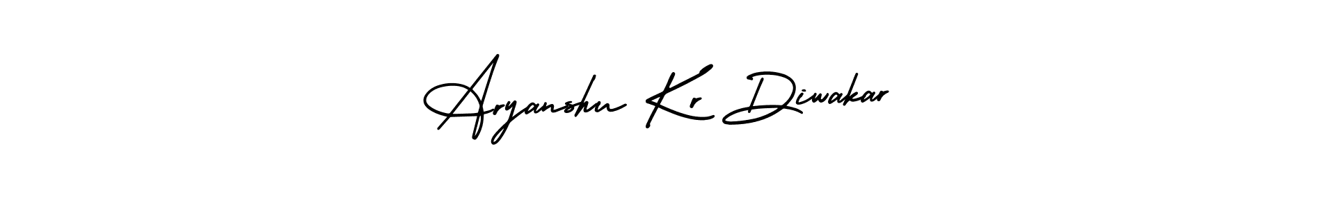 Make a beautiful signature design for name Aryanshu Kr Diwakar. Use this online signature maker to create a handwritten signature for free. Aryanshu Kr Diwakar signature style 3 images and pictures png