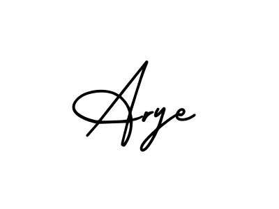 How to make Arye signature? AmerikaSignatureDemo-Regular is a professional autograph style. Create handwritten signature for Arye name. Arye signature style 3 images and pictures png