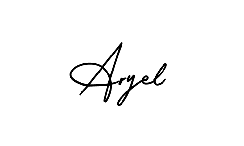 You can use this online signature creator to create a handwritten signature for the name Aryel. This is the best online autograph maker. Aryel signature style 3 images and pictures png
