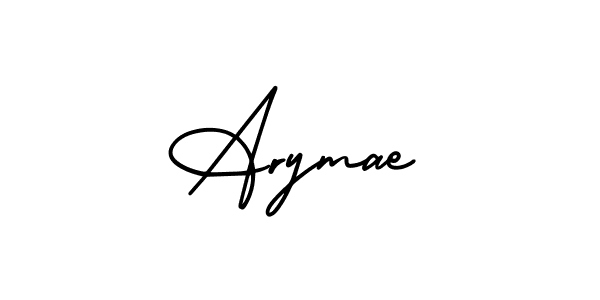 Make a beautiful signature design for name Arymae. With this signature (AmerikaSignatureDemo-Regular) style, you can create a handwritten signature for free. Arymae signature style 3 images and pictures png