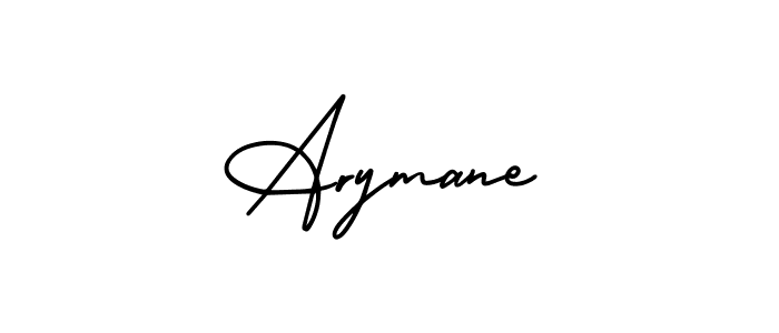 It looks lik you need a new signature style for name Arymane. Design unique handwritten (AmerikaSignatureDemo-Regular) signature with our free signature maker in just a few clicks. Arymane signature style 3 images and pictures png