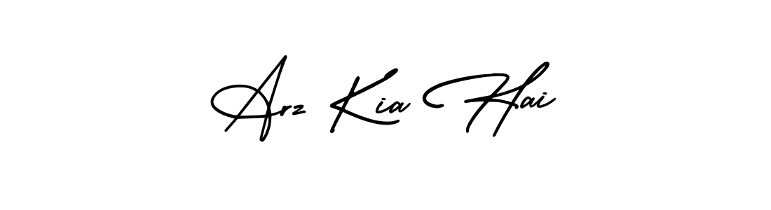 How to make Arz Kia Hai signature? AmerikaSignatureDemo-Regular is a professional autograph style. Create handwritten signature for Arz Kia Hai name. Arz Kia Hai signature style 3 images and pictures png