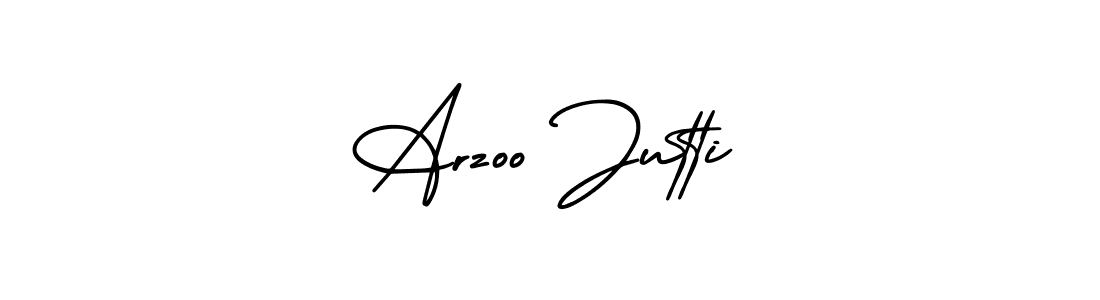 Also we have Arzoo Jutti name is the best signature style. Create professional handwritten signature collection using AmerikaSignatureDemo-Regular autograph style. Arzoo Jutti signature style 3 images and pictures png