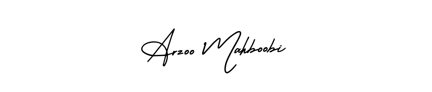 Also You can easily find your signature by using the search form. We will create Arzoo Mahboobi name handwritten signature images for you free of cost using AmerikaSignatureDemo-Regular sign style. Arzoo Mahboobi signature style 3 images and pictures png