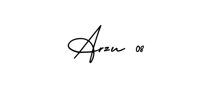 How to Draw Arzu 08 signature style? AmerikaSignatureDemo-Regular is a latest design signature styles for name Arzu 08. Arzu 08 signature style 3 images and pictures png